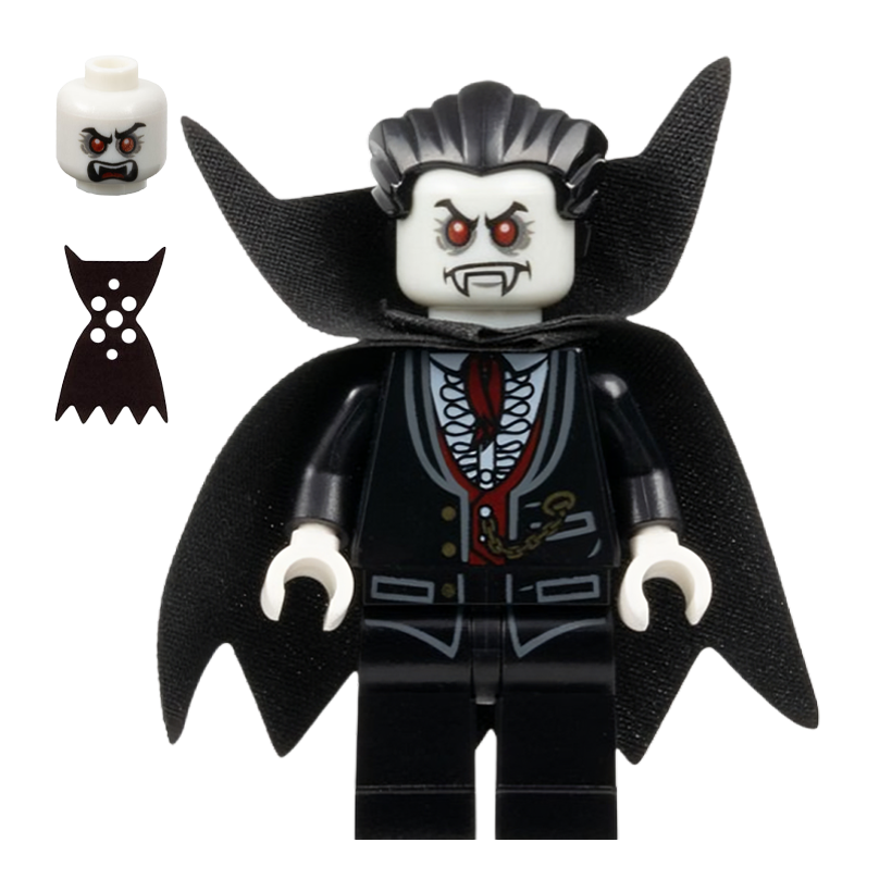 Фігурка Lego Monster Fighters Lord Vampyre Dracula with Cape Adventure mof007 Б/У - Retromagaz