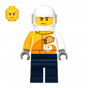 Фигурка Lego 973pb3407 Jacket with 'ViTA RUSH' Logo City Race cty1198 1 Б/У - Retromagaz
