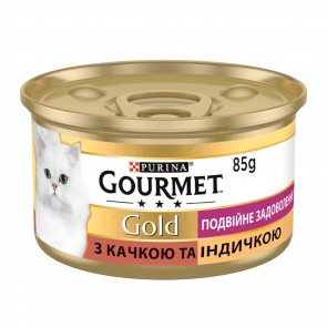 Вологий Корм Purina Gourmet Gold Качка та Індичка для Котів 85g - Retromagaz