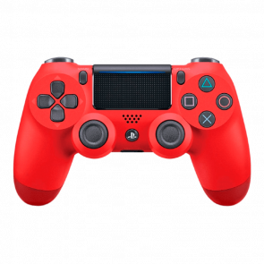 Геймпад Бездротовий Sony PlayStation 4 DualShock 4 Version 2 Magma Red Б/У Нормальний