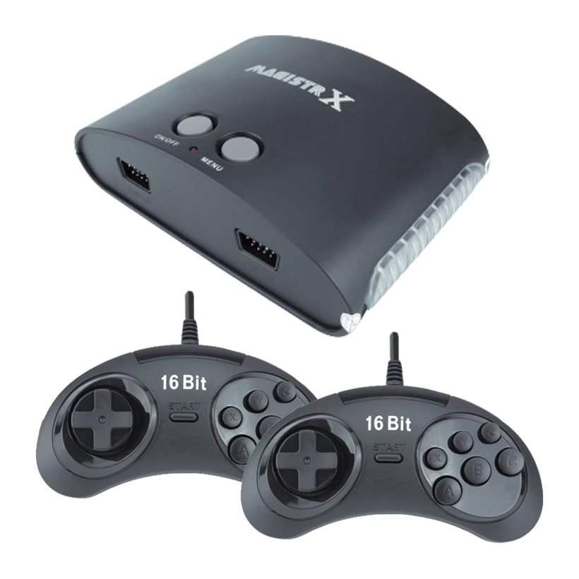Консоль New Game Magistr X Mega Drive Black + 220 Вбудованих Ігор Новий - Retromagaz