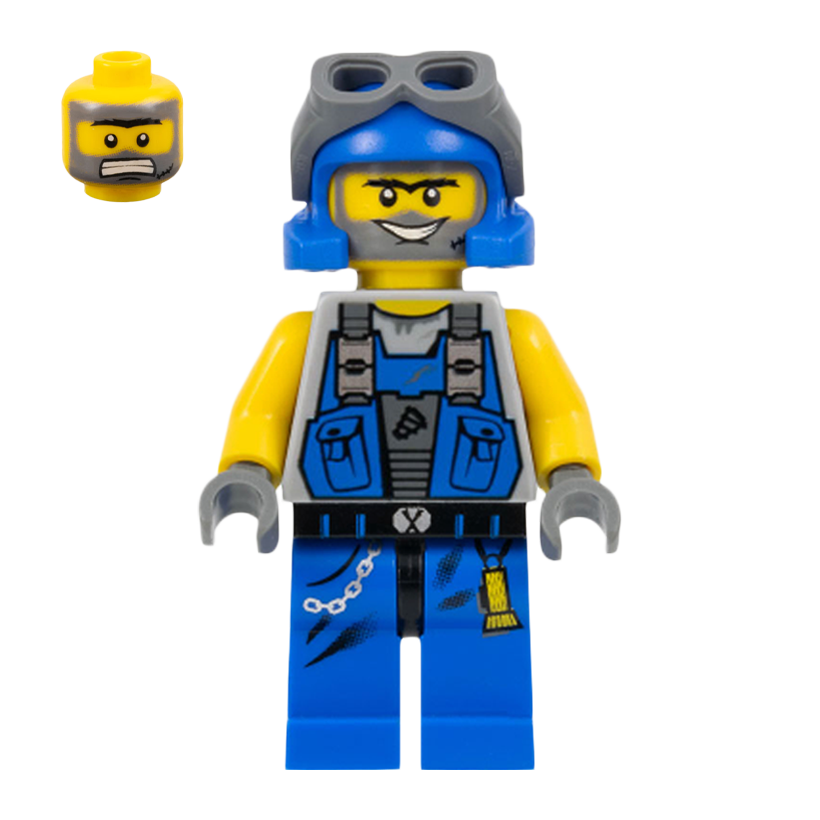 Фігурка Lego Power Miners Miner Duke Bare Arms Space pm018 Б/У - Retromagaz