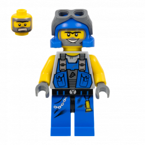 Фигурка Lego Power Miners Miner Duke Bare Arms Space pm018 Б/У