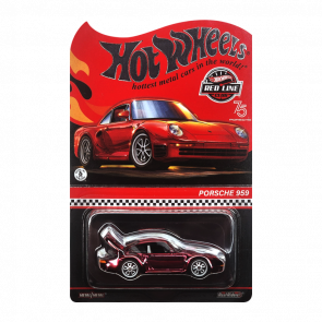 Машинка Premium Hot Wheels Porsche 959 Red Line Club RLC 1:64 HGK85 Dark Red