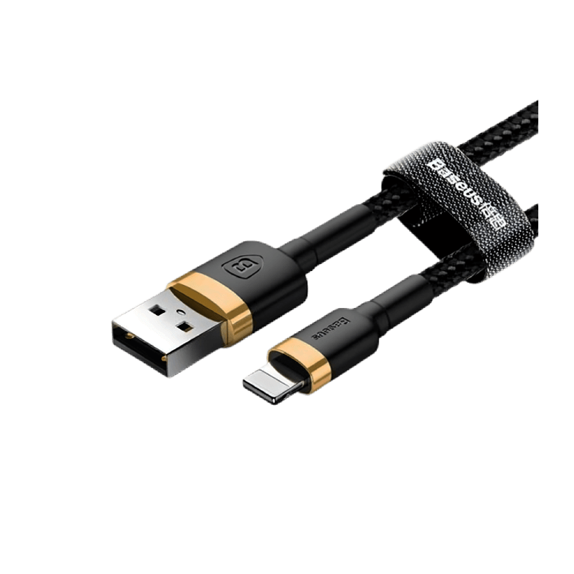 Кабель Baseus Kevlar Cable USB - Lightning Black 2m - Retromagaz