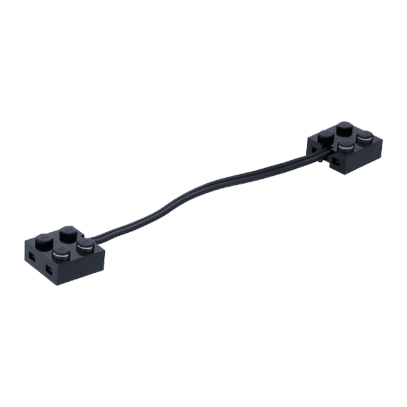 Електрика Lego Кабель Brick Pair 15 Studs Long 2 x 2 x 2/3 5306bc015 75565 Black Б/У - Retromagaz