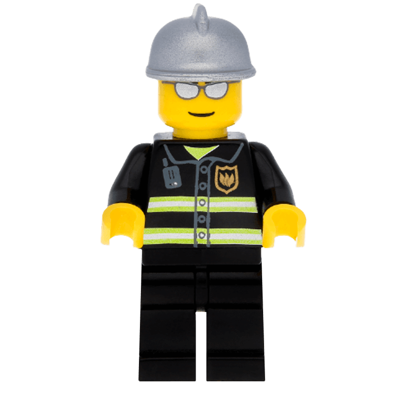Фигурка Lego Fire 973pb0300 Reflective Stripes City cty0047 Б/У - Retromagaz
