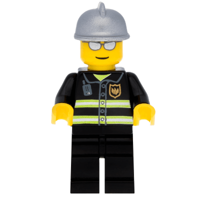 Фігурка Lego 973pb0300 Reflective Stripes City Fire cty0047 Б/У - Retromagaz