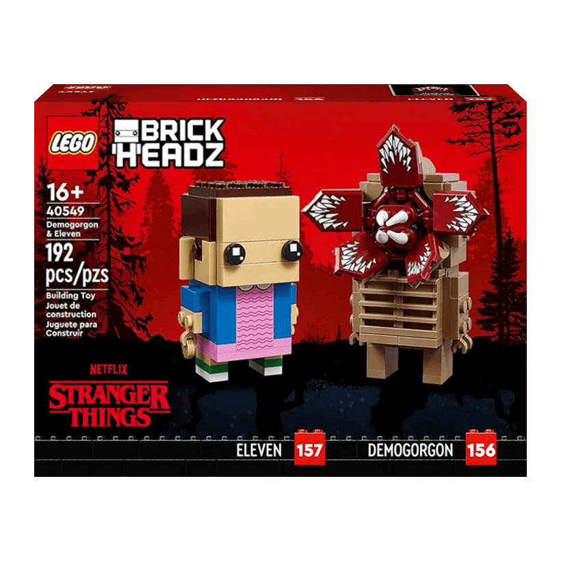 Конструктор Lego Stranger Things Демогоргон і Одинадцять BrickHeadz 40549 Новий - Retromagaz