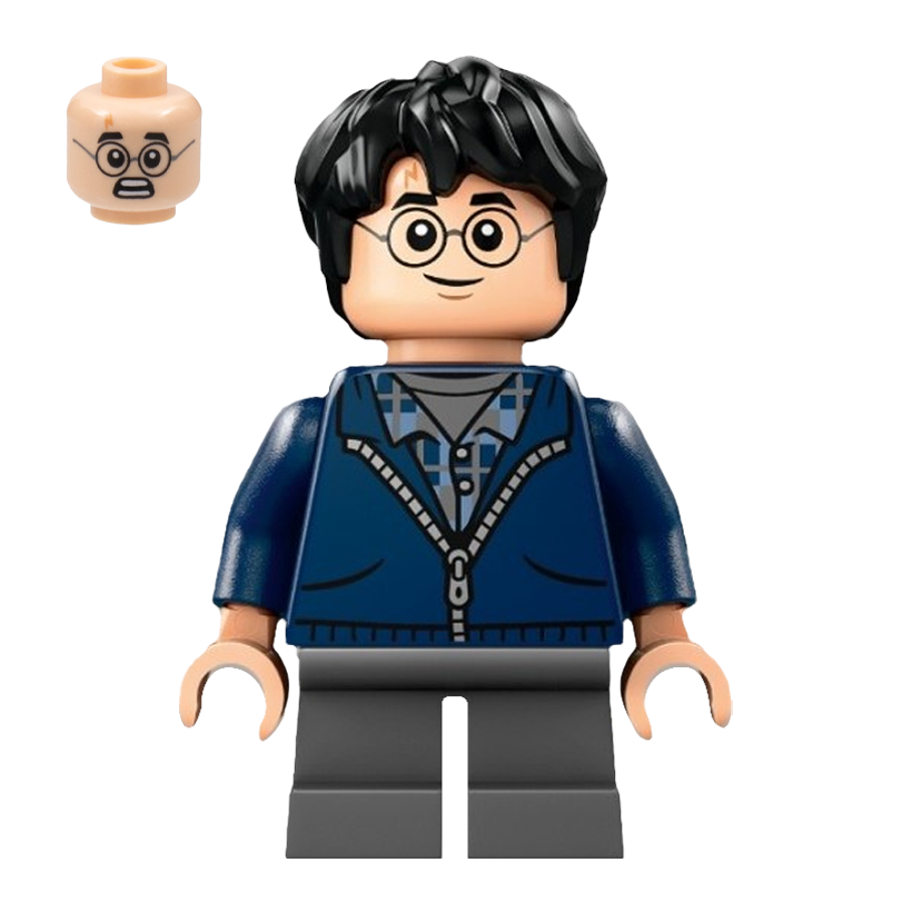 Фигурка Lego Harry Potter Dark Blue Hoodie Films hp495 Б/У - Retromagaz