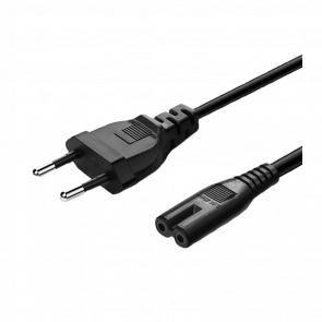 Кабель Colorway Питание 2 pin EU CEE7/16-C7 Black 2m Новий - Retromagaz