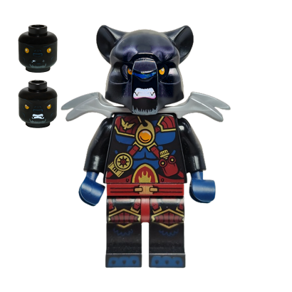 Фігурка Lego Tiger Tribe Tormak Black Outfit Legends of Chima loc133 Б/У - Retromagaz