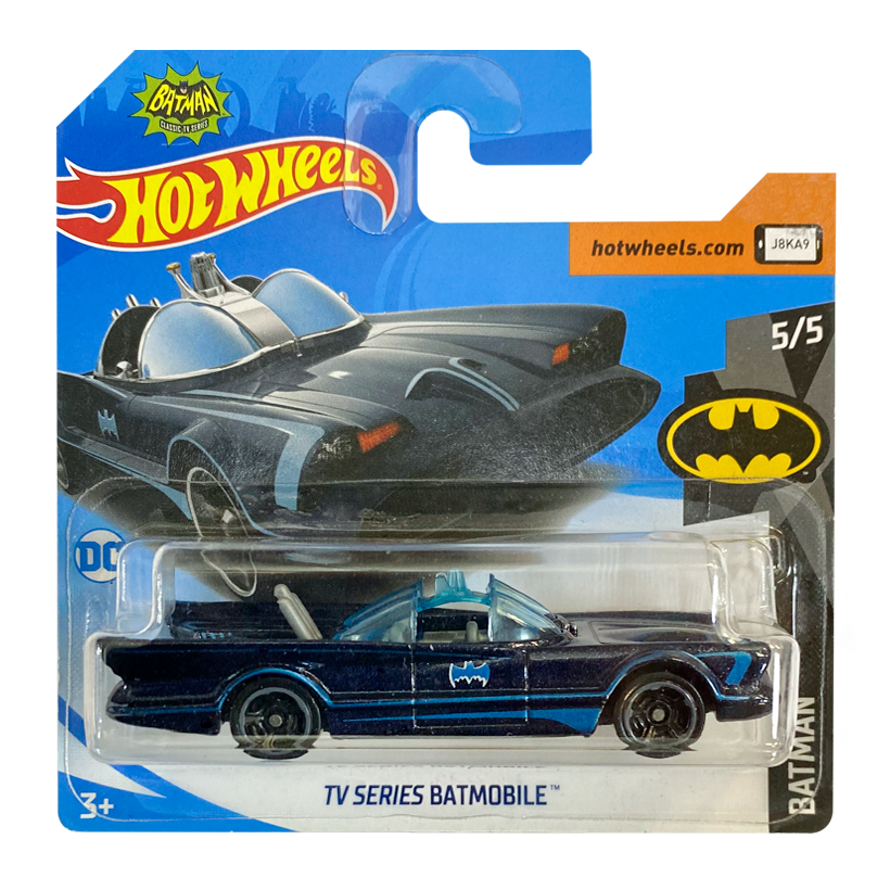 Машинка Базова Hot Wheels TV Series Batmobile Batman 1:64 FKB53 Blue - Retromagaz