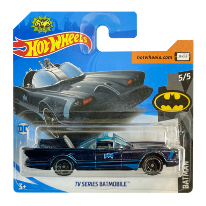 Машинка Базова Hot Wheels TV Series Batmobile Batman 1:64 FKB53 Blue - Retromagaz