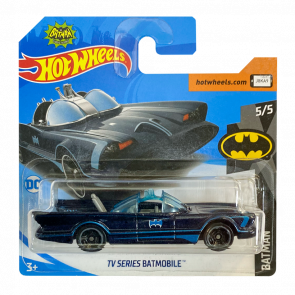 Машинка Базова Hot Wheels TV Series Batmobile Batman 1:64 FKB53 Blue - Retromagaz