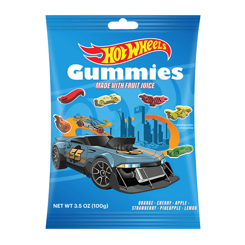 Конфеты Жевательные Hot Wheels Gummies 100g - Retromagaz