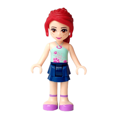 Фігурка Lego Mia Dark Blue Layered Skirt Friends Girl frnd005 Б/У - Retromagaz
