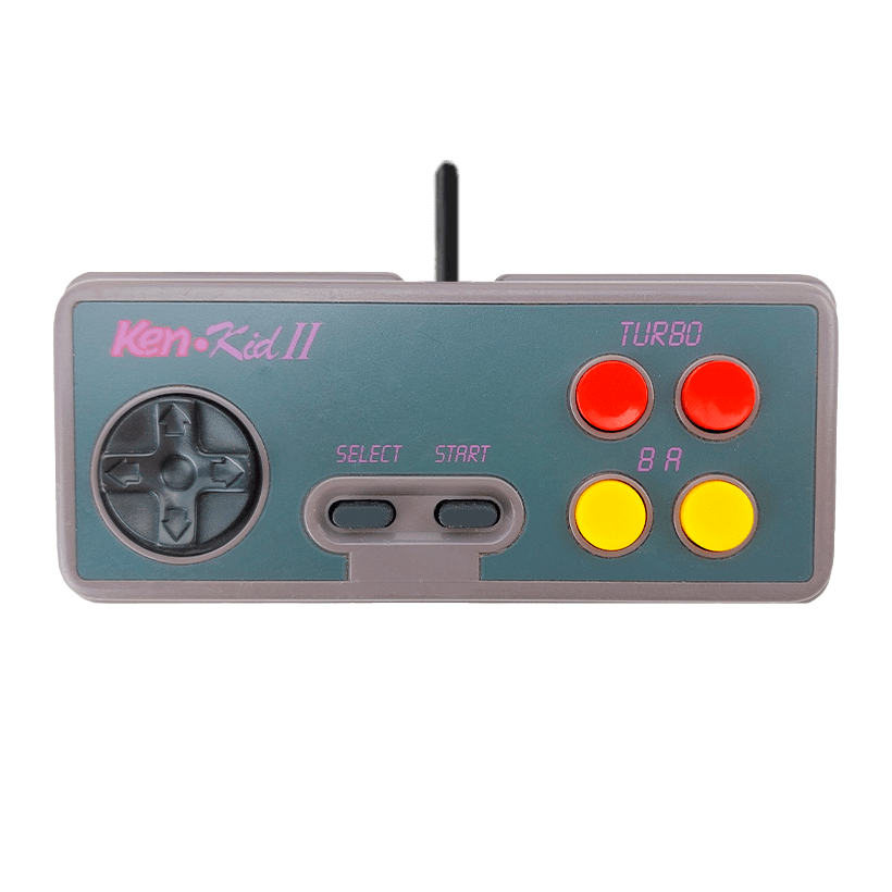 Геймпад Дротовий Kenga Famicom Dendy Ken-Kid II 15pin 90х Grey 1.2m Б/У - Retromagaz