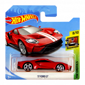 Машинка Базовая Hot Wheels '17 Ford GT Exotics 1:64 FJY07 Red