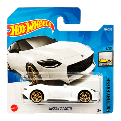 Машинка Базовая Hot Wheels Nissan Z Proto Factory Fresh 1:64 HCX34 White - Retromagaz