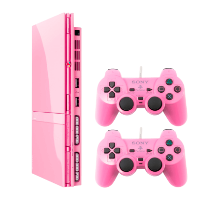 Консоль Sony PlayStation 2 Slim SCPH-7xxx Limited Edition Europe Pink + Коробка Б/У Отличный - Retromagaz
