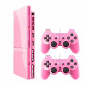 Консоль Sony PlayStation 2 Slim SCPH-7xxx Limited Edition Europe Pink + Коробка Б/У Отличный