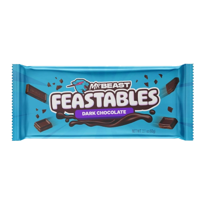 Батончик MrBeast Feastables Dark Chocolate King Size 60g - Retromagaz