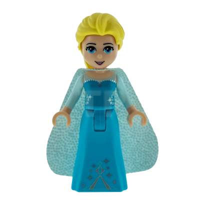 Фигурка Lego Disney Elsa Sparkly Light Aqua Cape Friends dp035 Б/У - Retromagaz