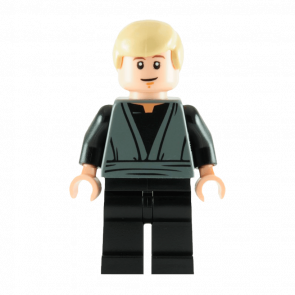 Фигурка Lego Star Wars Джедай Luke Skywalker Dark Bluish Grey Robe sw0395 Б/У Нормальный