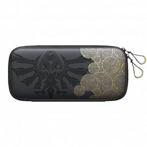 Чехол Твердый Nintendo Switch OLED Model с Защитной Пленкой The Legend of Zelda: Tears of the Kingdom Edition Black Новый - Retromagaz