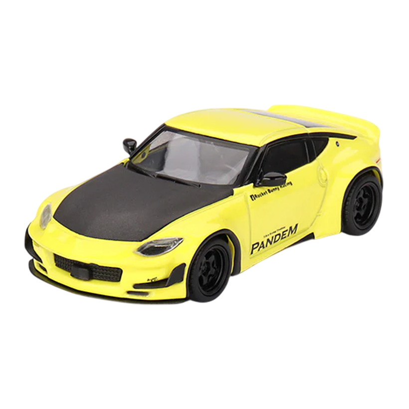 Машинка Premium MINI GT Nissan Z Pandem 1:64 MGT00752-СH Yellow - Retromagaz