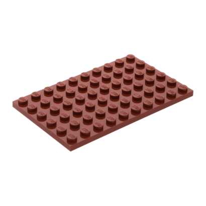 Пластина Lego Обычная 6 x 10 3033 4225550 6058247 Reddish Brown 4шт Б/У - Retromagaz