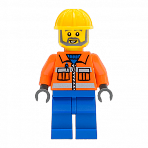 Фігурка Lego Construction 973pb0263 Worker City tls035 Б/У - Retromagaz