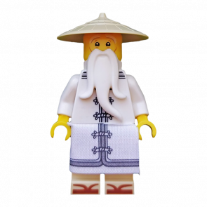 Фигурка Lego Другое Master Sensei Wu The Movie White Robe Zori Sandalsaste Ninjago njo315 Б/У - Retromagaz