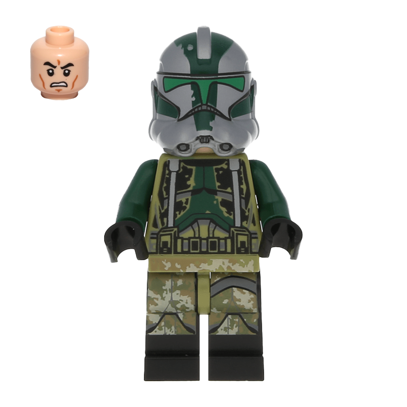 Фігурка Lego Республіка Clone Trooper Commander Gree 41st Elite Corps Phase 2 Star Wars sw0528 Б/У - Retromagaz