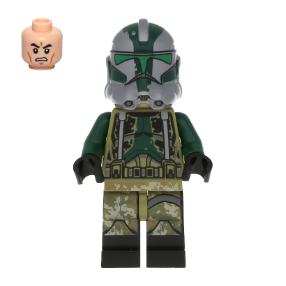 Фігурка Lego Республіка Clone Trooper Commander Gree 41st Elite Corps Phase 2 Star Wars sw0528 Б/У - Retromagaz