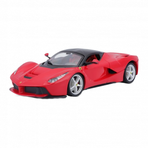 Машинка Bburago LaFerrari (в асортименті) Standart Race & Play 1:24 Red White - Retromagaz