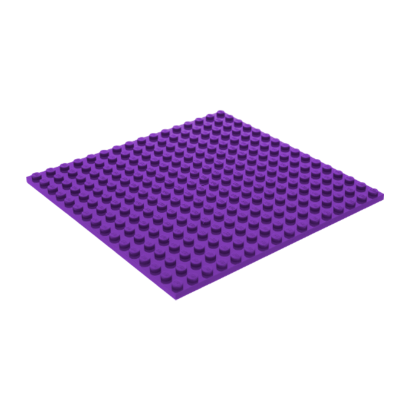 Пластина Lego Звичайна 16 x 16 91405 6133723 Dark Purple Б/У - Retromagaz