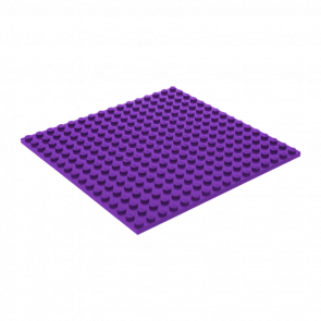 Пластина Lego Звичайна 16 x 16 91405 6133723 Dark Purple Б/У - Retromagaz