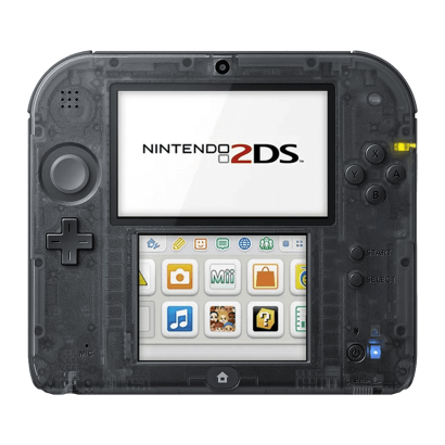 Консоль Nintendo 2DS Модифікована 32GB Clear Black + 10 Вбудованих Ігор Б/У - Retromagaz