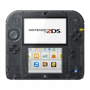 Консоль Nintendo 2DS Модифікована 32GB Clear Black + 10 Вбудованих Ігор Б/У