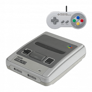 Набір Консоль Nintendo SNES Europe Light Grey Б/У  + Геймпад Дротовий Japan Style - Retromagaz
