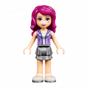 Фигурка Lego Livi Flat Silver Layered Skirt Friends Girl frnd124 Б/У