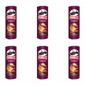 Набор Чипсы 1шт 6шт Pringles Texas BBQ 165g 5053990161966