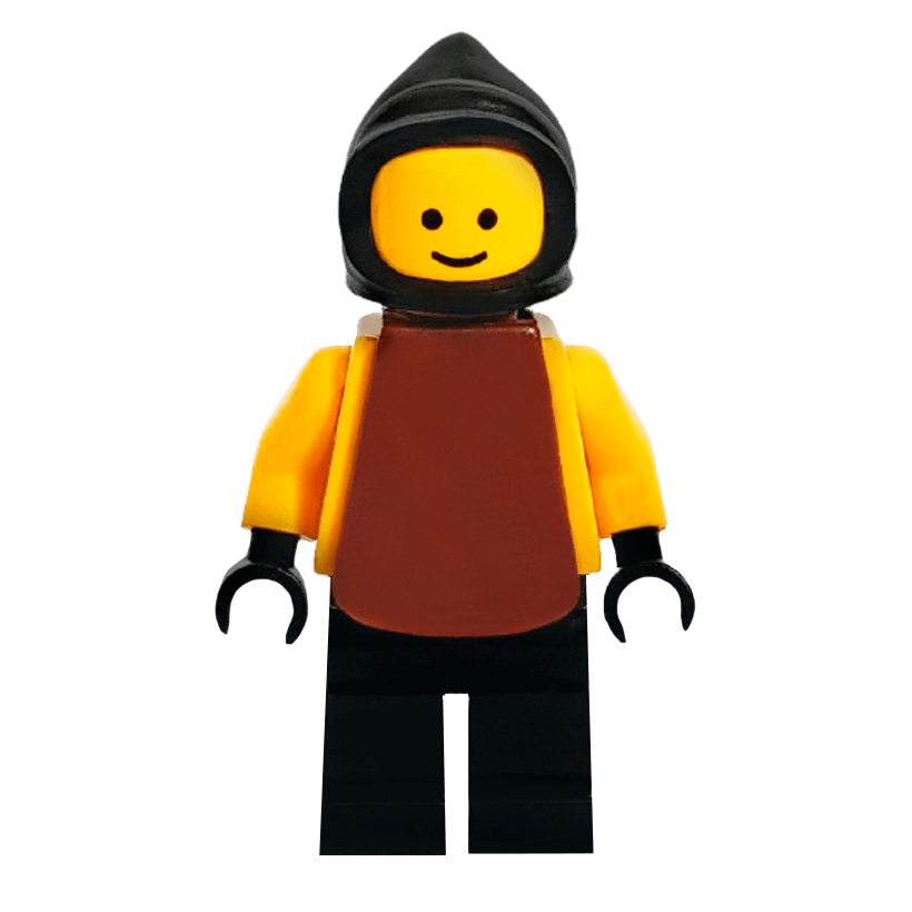 Фігурка Lego Classic Blacksmith Black Legs and Hips Castle cas089 6040 Б/У - Retromagaz
