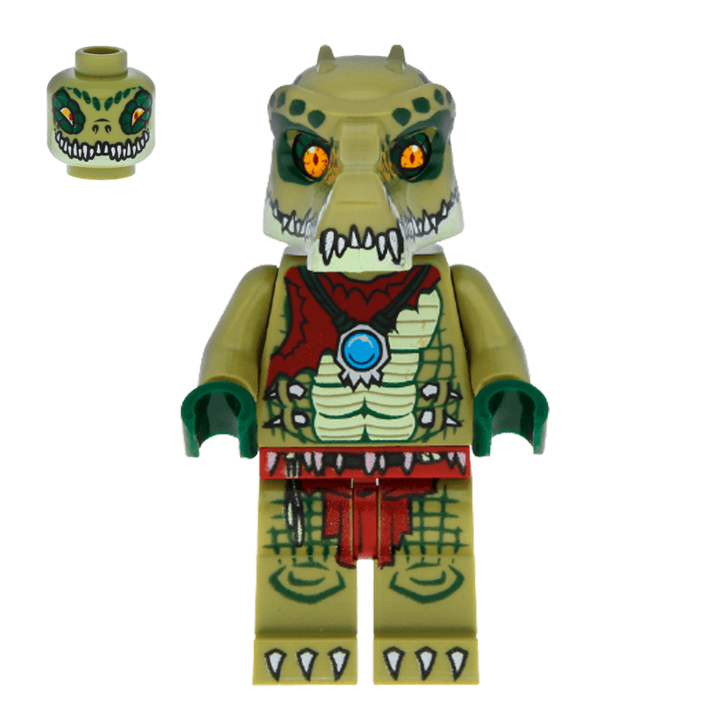 Фигурка Lego Crocodile Tribe Crawley Legends of Chima loc013 Б/У - Retromagaz