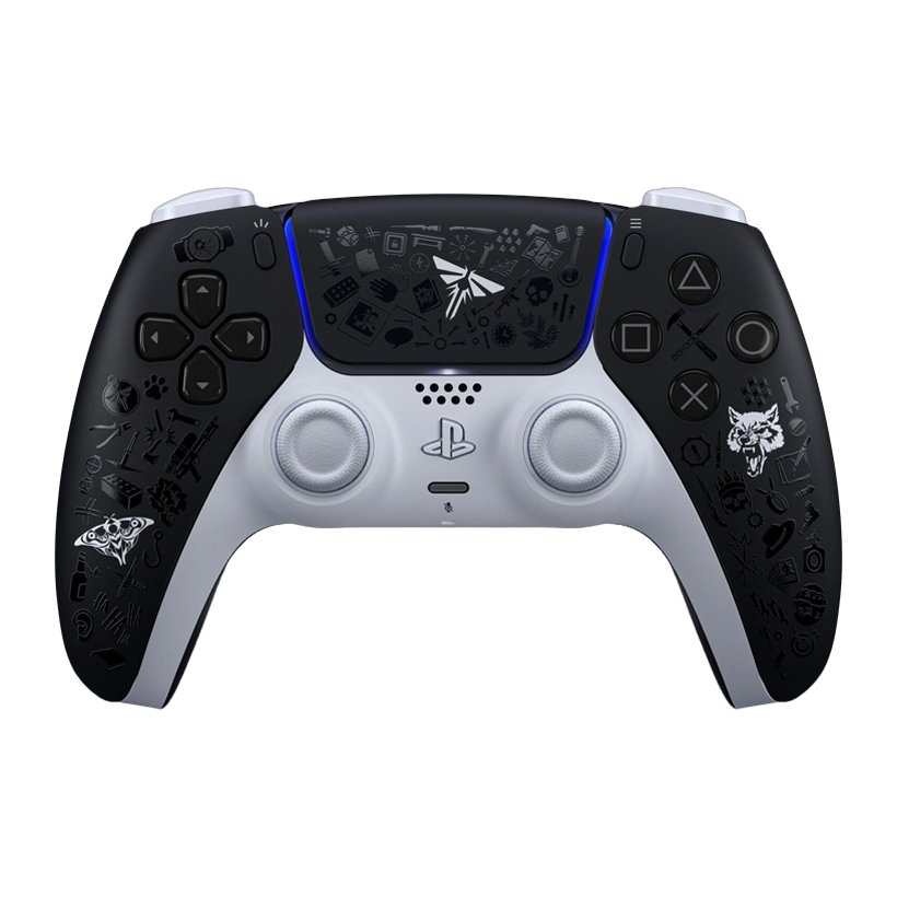 Геймпад Беспроводной Sony PlayStation 5 DualSense The Last Of Us Limited Edition Black White Б/У - Retromagaz