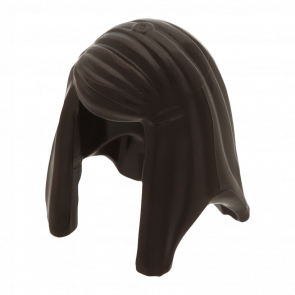 Волосся Lego Другое Female Long Straight with Left Side Part Другое 92083 6034001 6129849 Dark Brown Б/У - Retromagaz