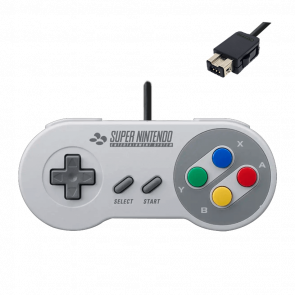 Геймпад Проводной Nintendo SNES CLV-202 Classic Mini Europe Grey 1.5m Б/У - Retromagaz