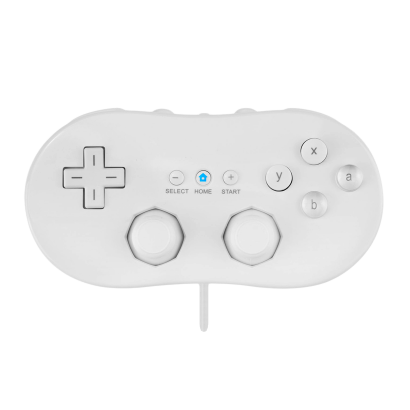 Геймпад Дротовий RMC Wii Classic Controller White Б/У Нормальний - Retromagaz